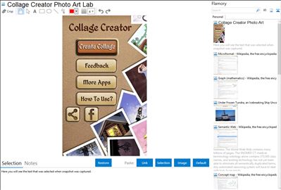 Collage Creator Photo Art Lab - Flamory bookmarks and screenshots