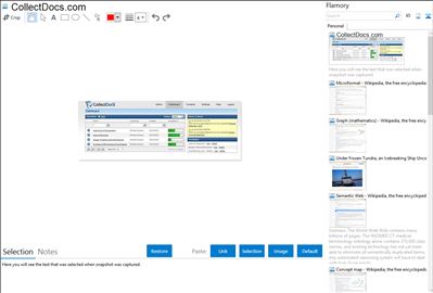 CollectDocs.com - Flamory bookmarks and screenshots