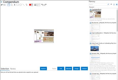 Compendium - Flamory bookmarks and screenshots