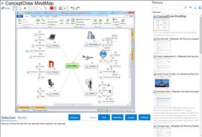 ConceptDraw MindMap - Flamory bookmarks and screenshots