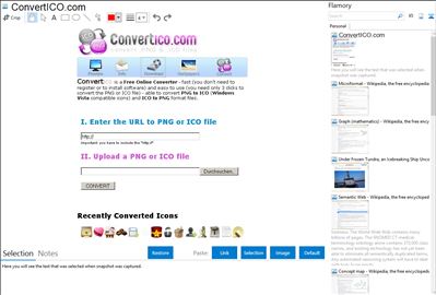 ConvertICO.com - Flamory bookmarks and screenshots