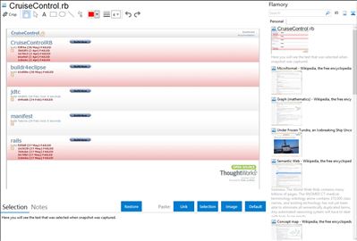 CruiseControl.rb - Flamory bookmarks and screenshots