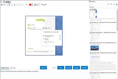 Cubby - Flamory bookmarks and screenshots