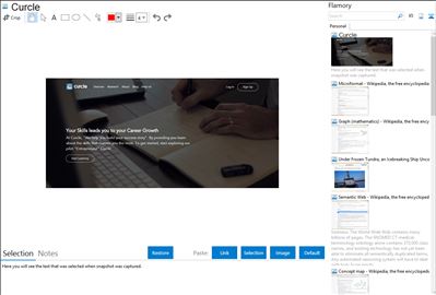 Curcle - Flamory bookmarks and screenshots