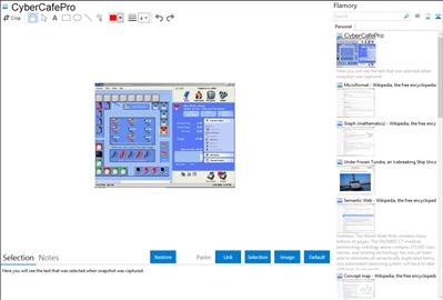 CyberCafePro - Flamory bookmarks and screenshots