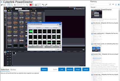 Cyberlink PowerDirector - Flamory bookmarks and screenshots
