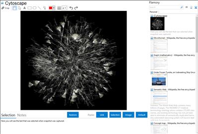 Cytoscape - Flamory bookmarks and screenshots