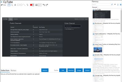 CyTube - Flamory bookmarks and screenshots