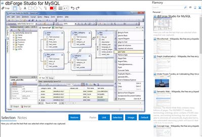 dbForge Studio for MySQL - Flamory bookmarks and screenshots