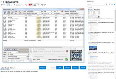 dBpoweramp - Flamory bookmarks and screenshots