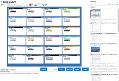 DisplaySet - Flamory bookmarks and screenshots