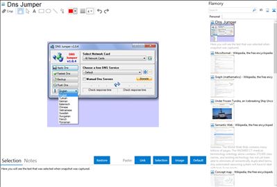 Dns Jumper - Flamory bookmarks and screenshots