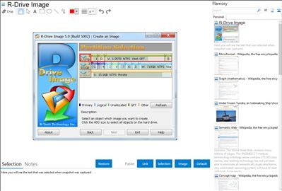 R-Drive Image - Flamory bookmarks and screenshots