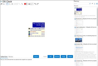 DS Clock - Flamory bookmarks and screenshots
