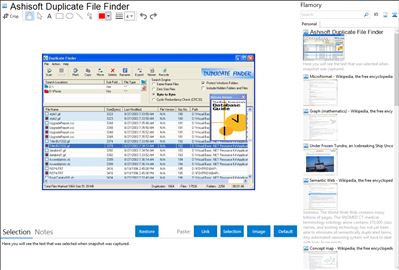 Ashisoft Duplicate File Finder - Flamory bookmarks and screenshots