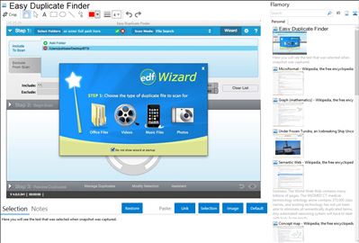Easy Duplicate Finder - Flamory bookmarks and screenshots