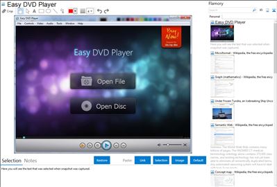 Easy DVD Player - Flamory bookmarks and screenshots