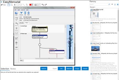 EasyMercurial - Flamory bookmarks and screenshots