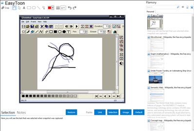 EasyToon - Flamory bookmarks and screenshots