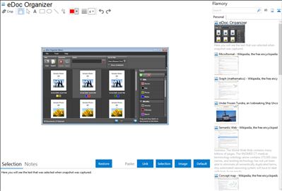 eDoc Organizer - Flamory bookmarks and screenshots