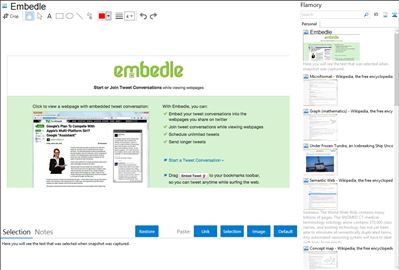 Embedle - Flamory bookmarks and screenshots