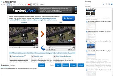 EmbedPlus - Flamory bookmarks and screenshots