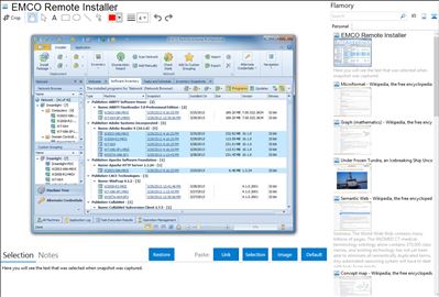 EMCO Remote Installer - Flamory bookmarks and screenshots