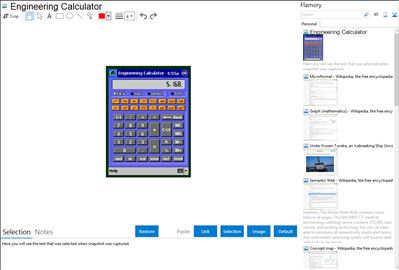 Engineering Calculator - Flamory bookmarks and screenshots