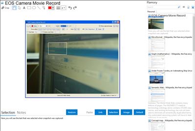 EOS Camera Movie Record - Flamory bookmarks and screenshots