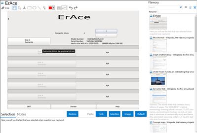 ErAce - Flamory bookmarks and screenshots