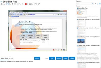ErrorZilla Plus - Flamory bookmarks and screenshots