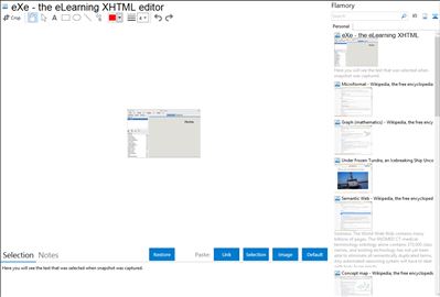 eXe - the eLearning XHTML editor - Flamory bookmarks and screenshots
