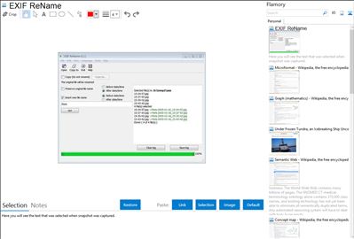 EXIF ReName - Flamory bookmarks and screenshots