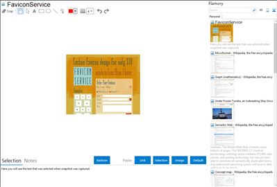 FaviconService - Flamory bookmarks and screenshots