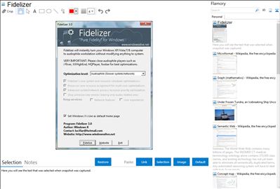Fidelizer - Flamory bookmarks and screenshots