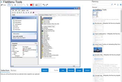 FileMenu Tools - Flamory bookmarks and screenshots