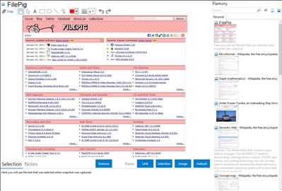 FilePig - Flamory bookmarks and screenshots