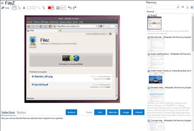 FileZ - Flamory bookmarks and screenshots