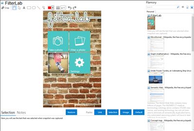 FilterLab - Flamory bookmarks and screenshots