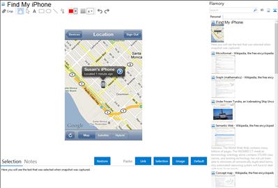 Find My iPhone - Flamory bookmarks and screenshots