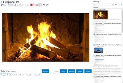 Fireplace TV - Flamory bookmarks and screenshots