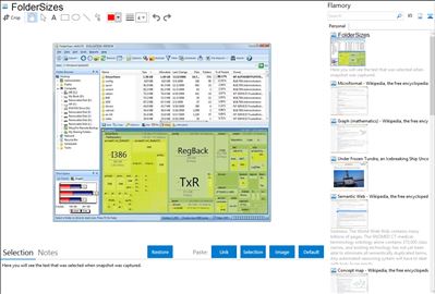 FolderSizes - Flamory bookmarks and screenshots