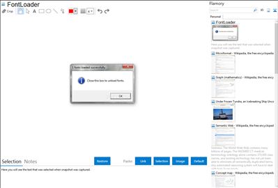 FontLoader - Flamory bookmarks and screenshots