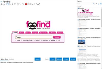 Foofind - Flamory bookmarks and screenshots