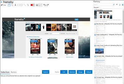 frameby - Flamory bookmarks and screenshots