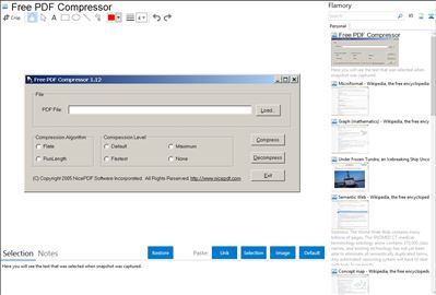 Free PDF Compressor - Flamory bookmarks and screenshots