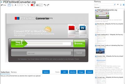 PDFtoWordConverter.org - Flamory bookmarks and screenshots
