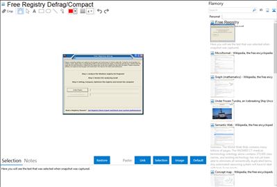 Free Registry Defrag/Compact - Flamory bookmarks and screenshots