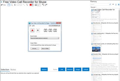 Free Video Call Recorder for Skype - Flamory bookmarks and screenshots