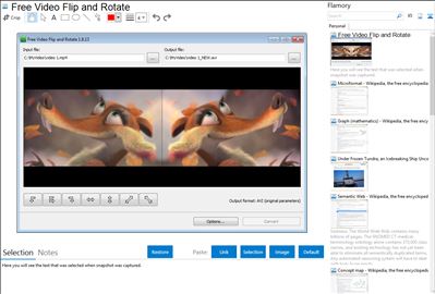 Free Video Flip and Rotate - Flamory bookmarks and screenshots